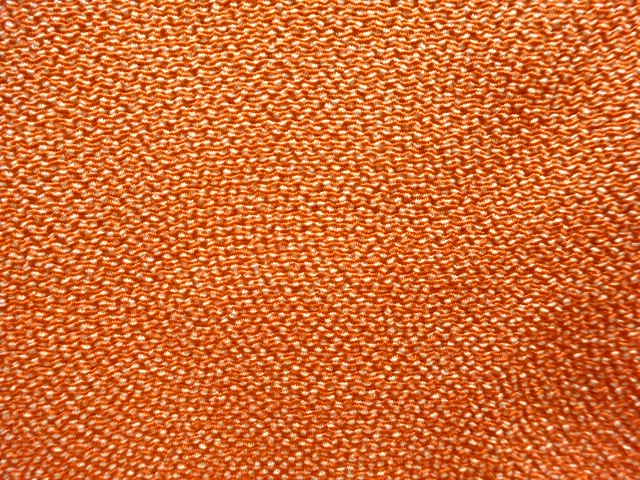  縮緬地　鮫小紋着物